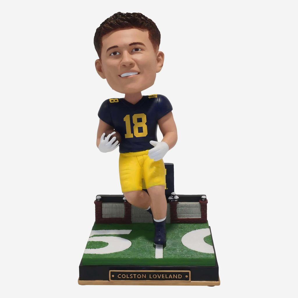 Colston Loveland Michigan Wolverines Gates Series Bobblehead FOCO - FOCO.com