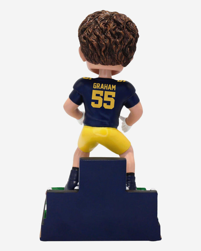 Mason Graham Michigan Wolverines Gates Series Bobblehead FOCO - FOCO.com