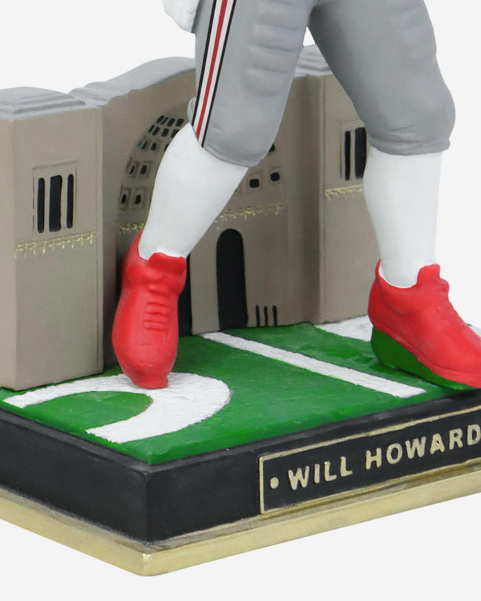 Will Howard Ohio State Buckeyes White Jersey Gate Series Bobblehead FOCO - FOCO.com