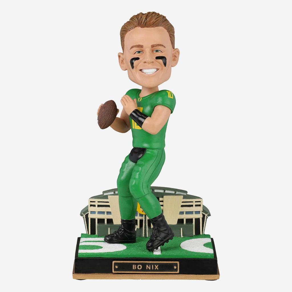 Bo Nix Oregon Ducks Gates Series Bobblehead FOCO - FOCO.com