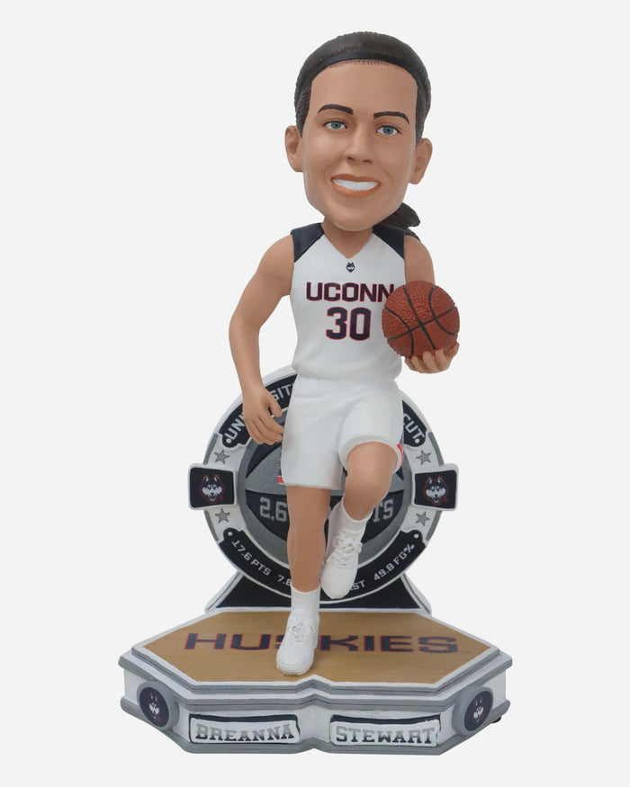 Breanna Stewart UConn Huskies College Stats Bobblehead FOCO - FOCO.com