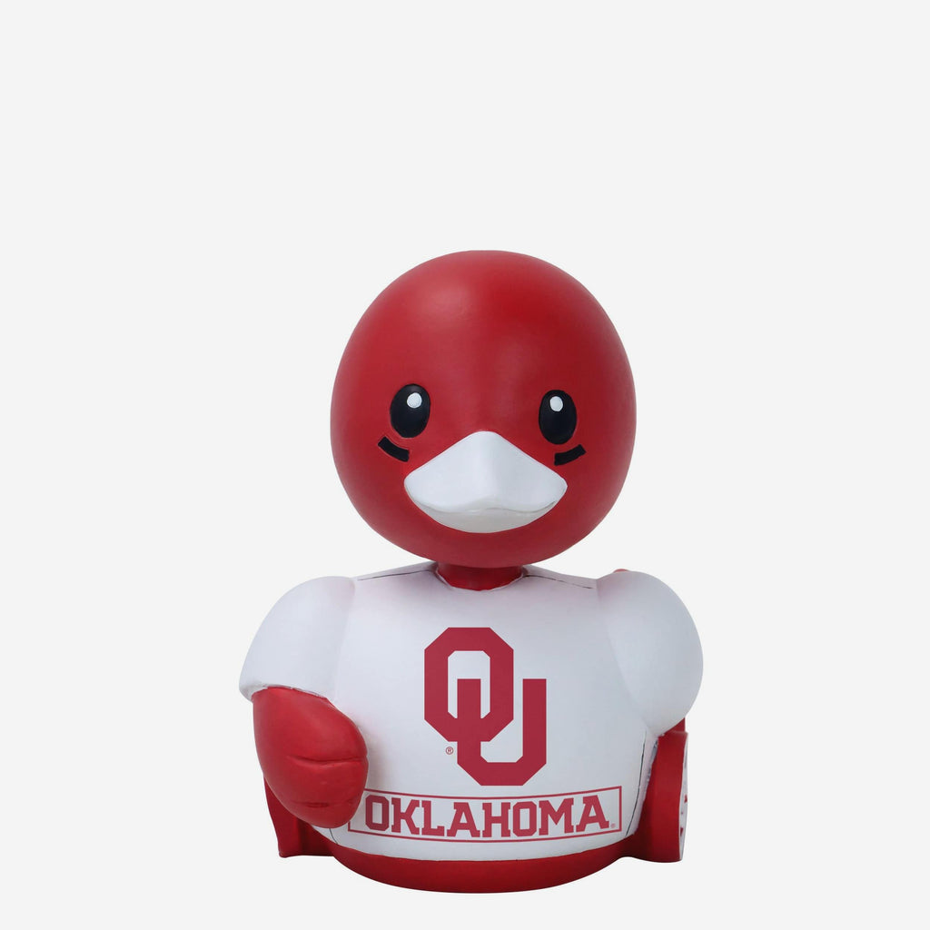 Oklahoma Sooners Superfan Bobble Duck Mini Bobblehead FOCO - FOCO.com