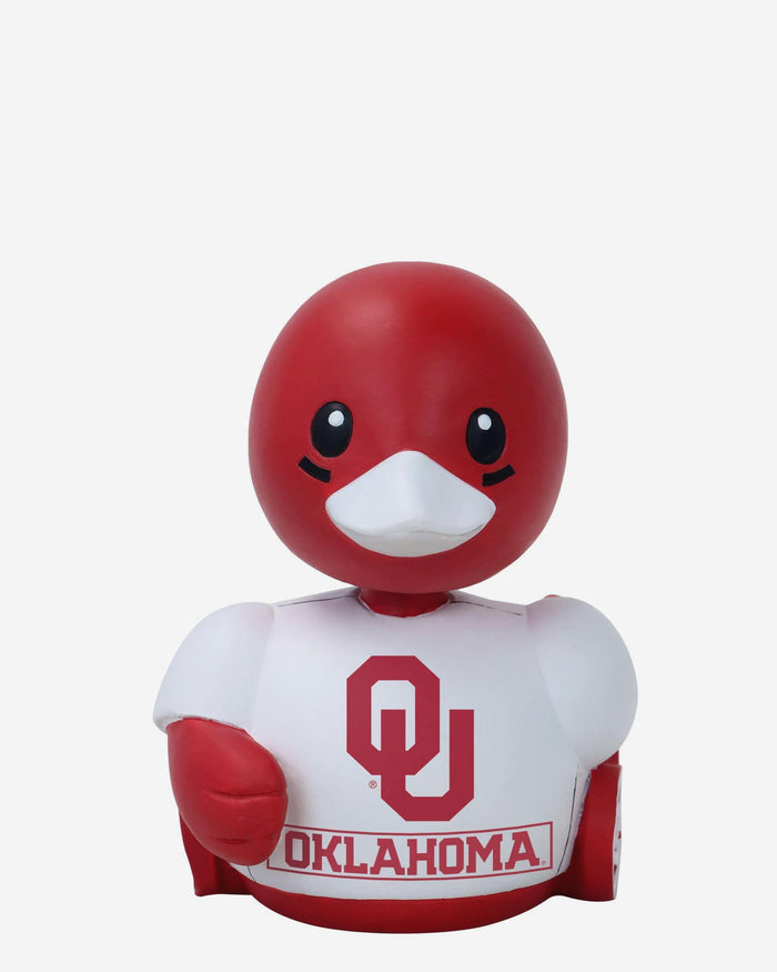 Oklahoma Sooners Superfan Bobble Duck Mini Bobblehead FOCO - FOCO.com