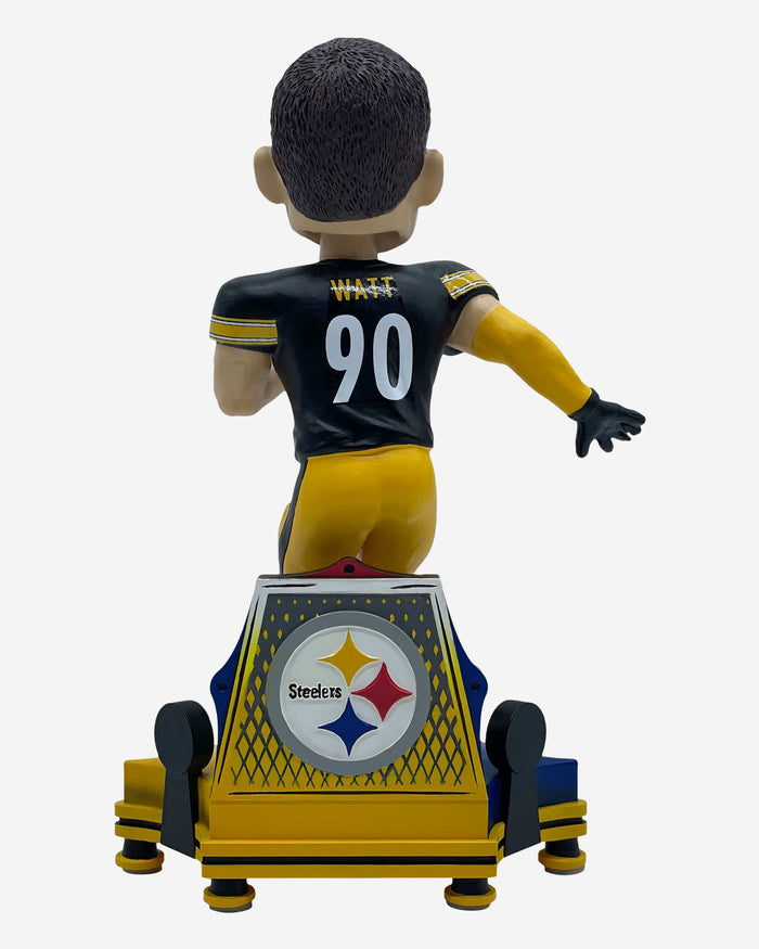 TJ Watt Pittsburgh Steelers 100 Career Sacks Bobblehead FOCO - FOCO.com
