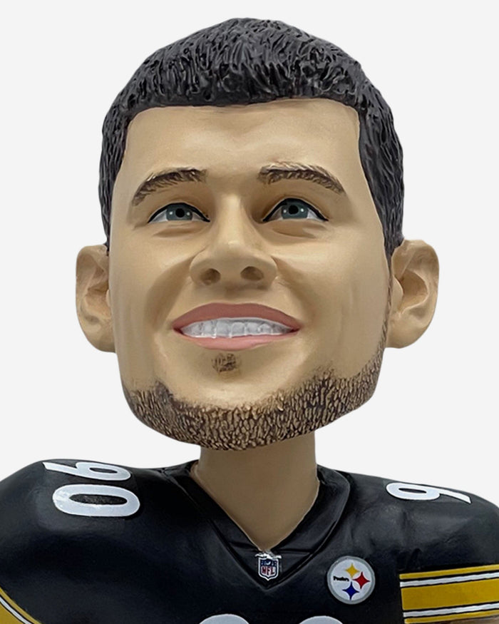 TJ Watt Pittsburgh Steelers 100 Career Sacks Bobblehead FOCO - FOCO.com