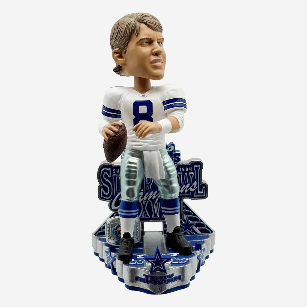Troy Aikman Dallas Cowboys Super Bowl XXVIII Champions 30th Anniversary Bobblehead FOCO - FOCO.com