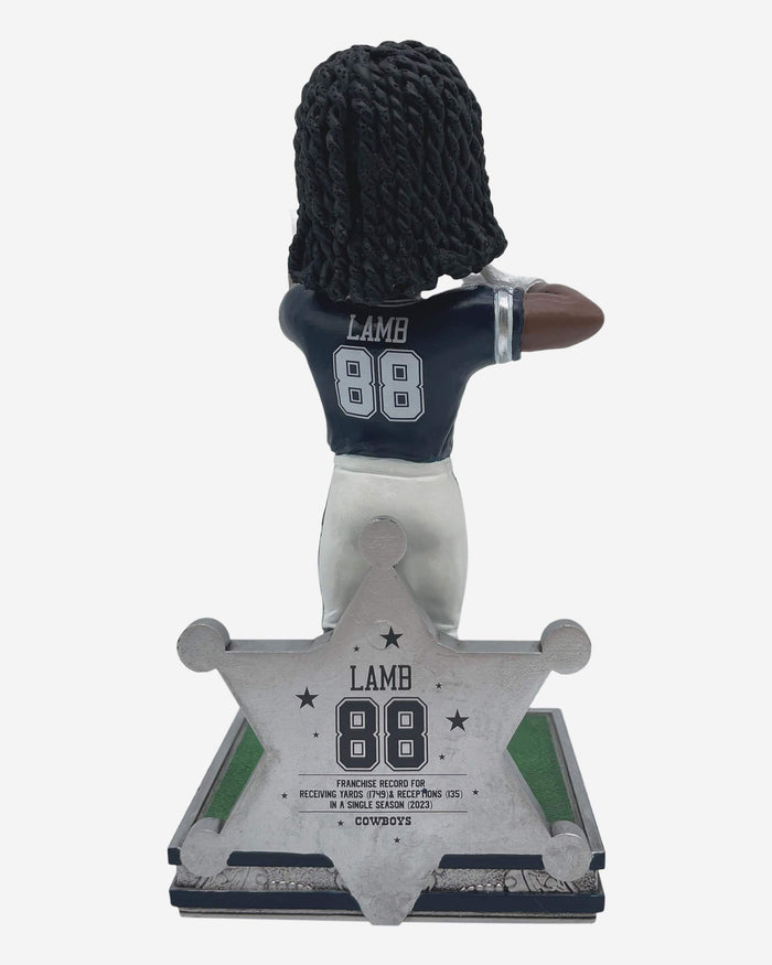 CeeDee Lamb Dallas Cowboys All Time Single Season Receiving And Yards Franchise Record Bobblehead FOCO - FOCO.com