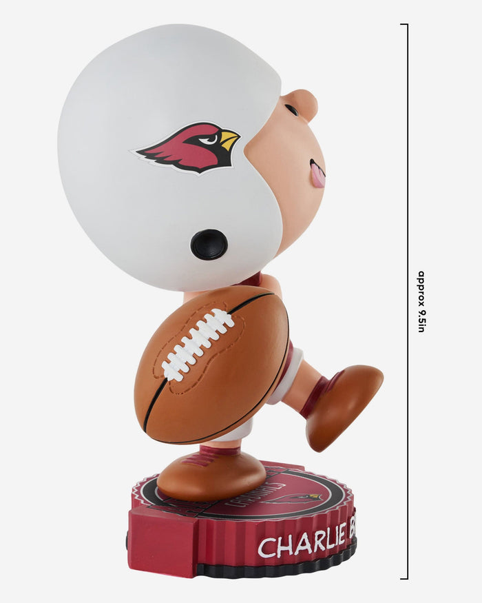 Arizona Cardinals Charlie Brown Peanuts Bighead Bobblehead FOCO - FOCO.com