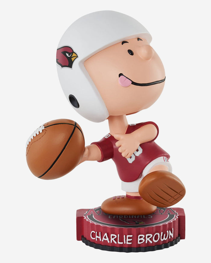 Arizona Cardinals Charlie Brown Peanuts Bighead Bobblehead FOCO - FOCO.com