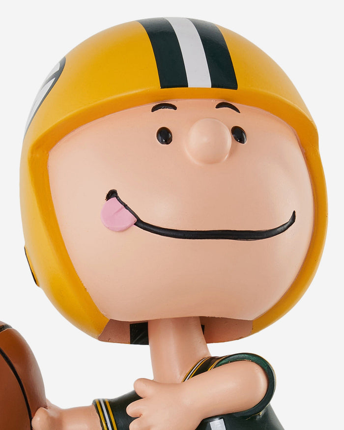 Green Bay Packers Charlie Brown Peanuts Bighead Bobblehead FOCO - FOCO.com