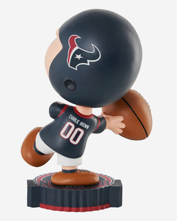 charlie brown football helmet Houston Texans Charlie Brown Peanuts Bighead Bobblehead FOCO