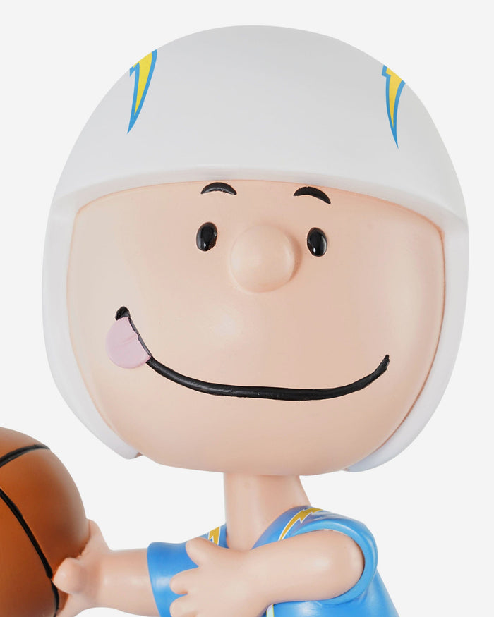 Los Angeles Chargers Charlie Brown Peanuts Bighead Bobblehead FOCO - FOCO.com