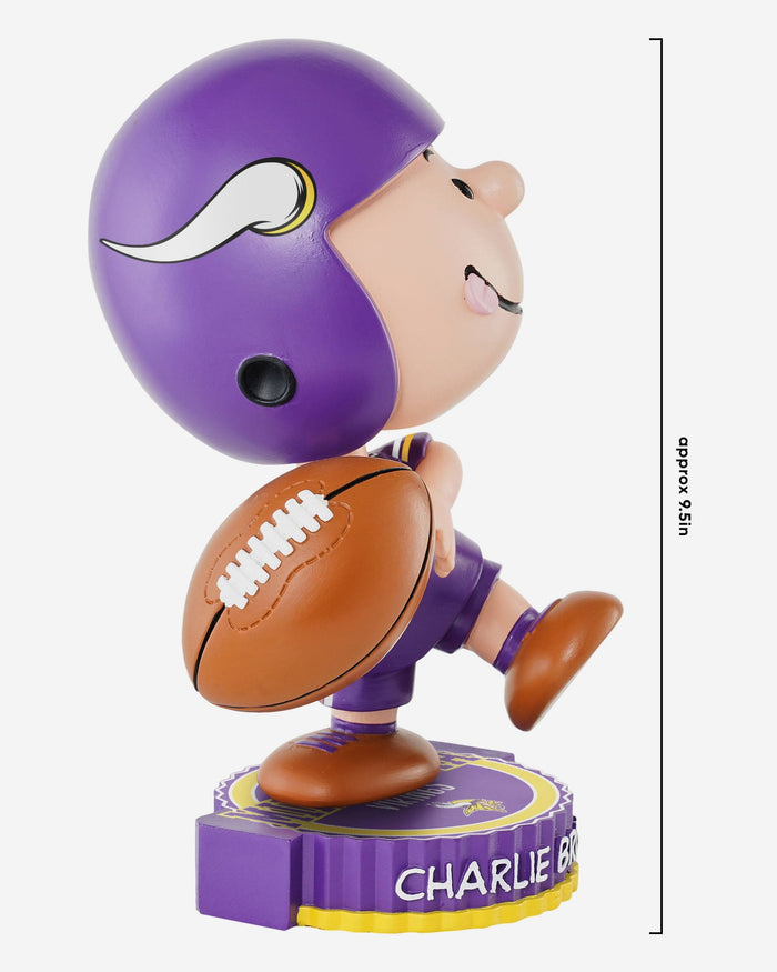 Minnesota Vikings Charlie Brown Peanuts Bighead Bobblehead FOCO - FOCO.com