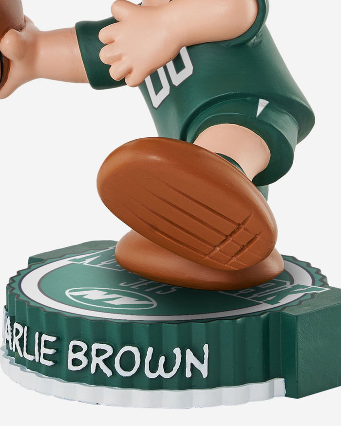 New York Jets Charlie Brown Peanuts Bighead Bobblehead FOCO - FOCO.com