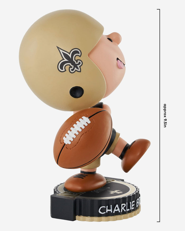 New Orleans Saints Charlie Brown Peanuts Bighead Bobblehead FOCO - FOCO.com