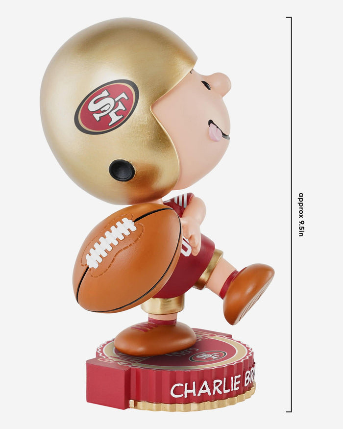 San Francisco 49ers Charlie Brown Peanuts Bighead Bobblehead FOCO - FOCO.com