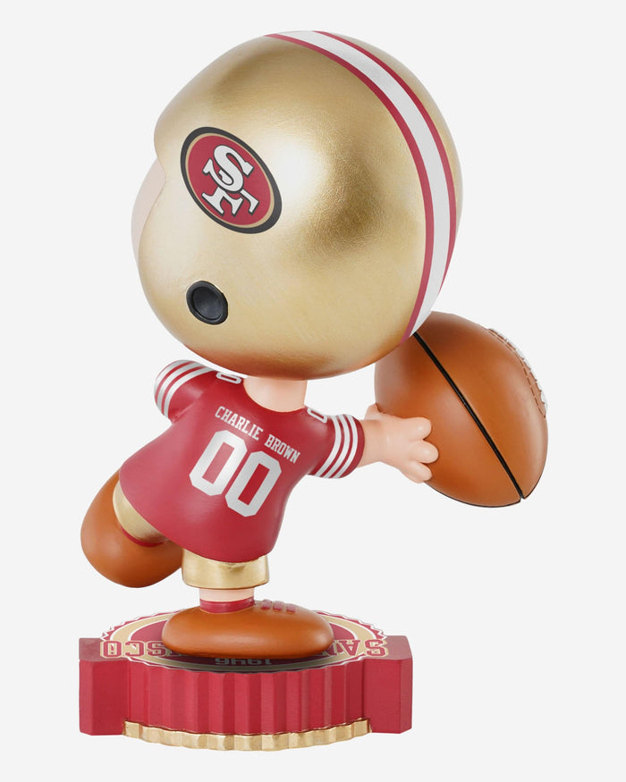 San Francisco 49ers Charlie Brown Peanuts Bighead Bobblehead FOCO - FOCO.com