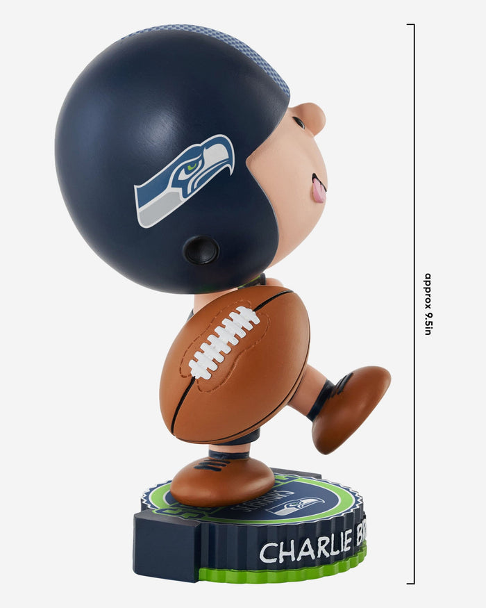 Seattle Seahawks Charlie Brown Peanuts Bighead Bobblehead FOCO - FOCO.com