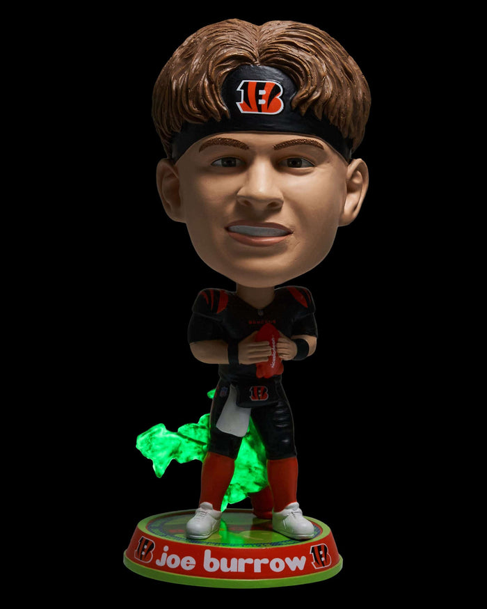 Joe Burrow Cincinnati Bengals Nickelodeon Glow in the Dark Bighead Bobblehead FOCO - FOCO.com