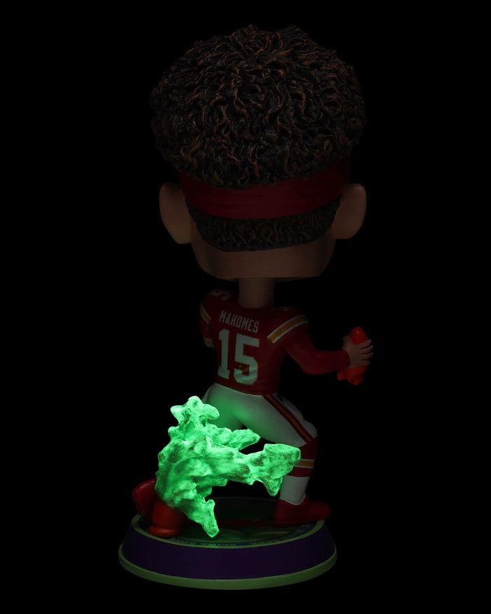 Patrick Mahomes Kansas City Chiefs Nickelodeon Glow in the Dark Bighead Bobblehead FOCO - FOCO.com