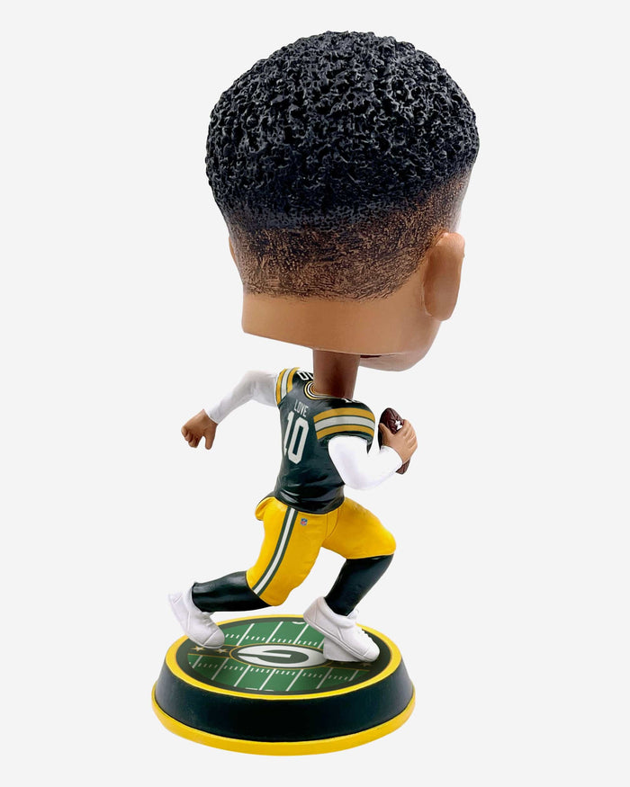 Jordan Love Green Bay Packers Field Stripe Bighead Bobblehead FOCO - FOCO.com