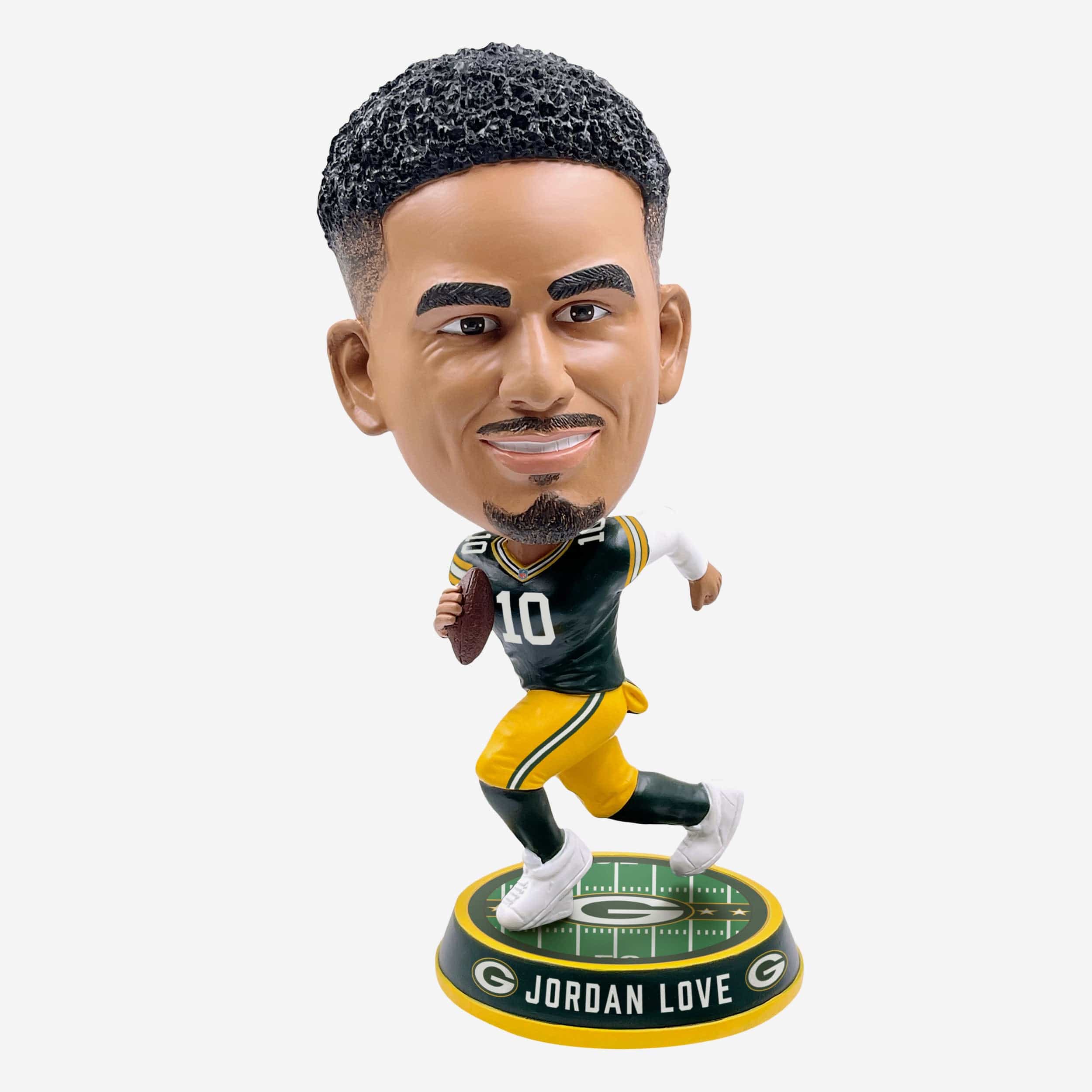 Jordan Love Green Bay Packers Field Stripe Bighead Bobblehead FOCO