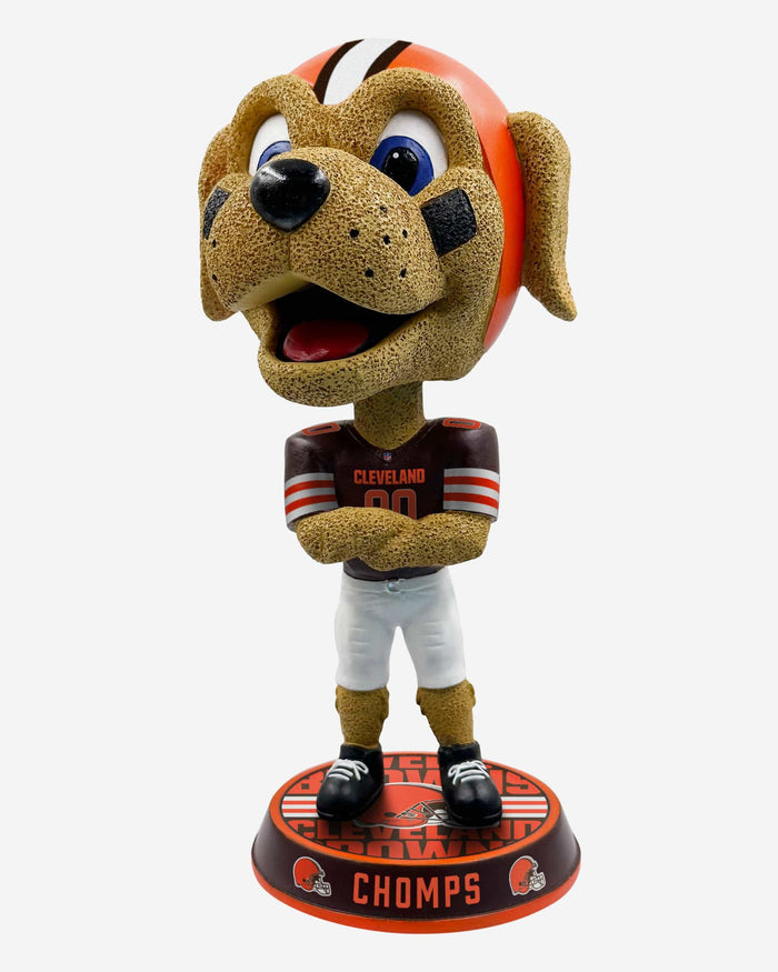 Chomps Cleveland Browns Field Stripe Mascot Bighead Bobblehead FOCO - FOCO.com