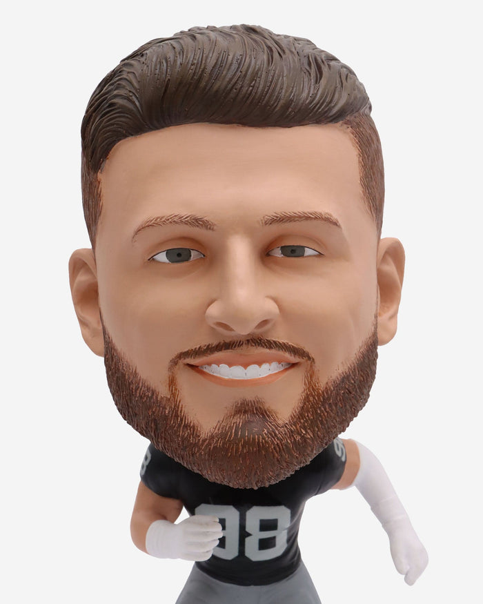 Maxx Crosby Las Vegas Raiders Field Stripe Bighead Bobblehead FOCO - FOCO.com