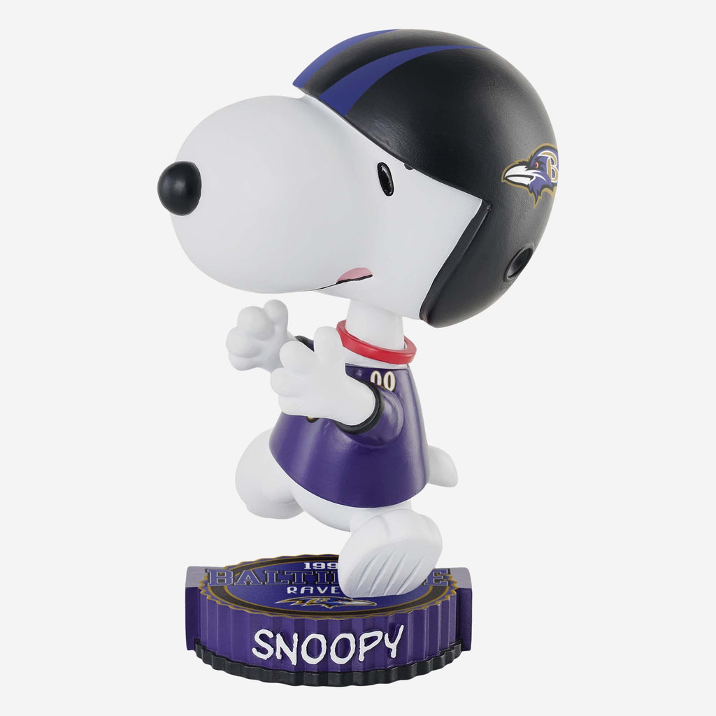 Baltimore Ravens Snoopy Peanuts Bighead Bobblehead FOCO - FOCO.com