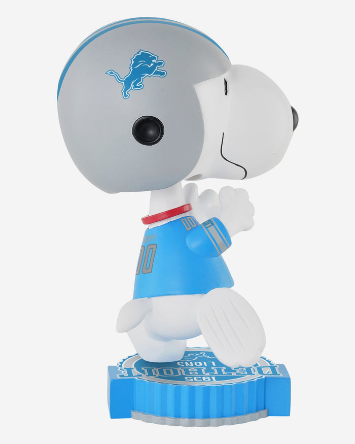 Detroit Lions Snoopy Peanuts Bighead Bobblehead FOCO - FOCO.com