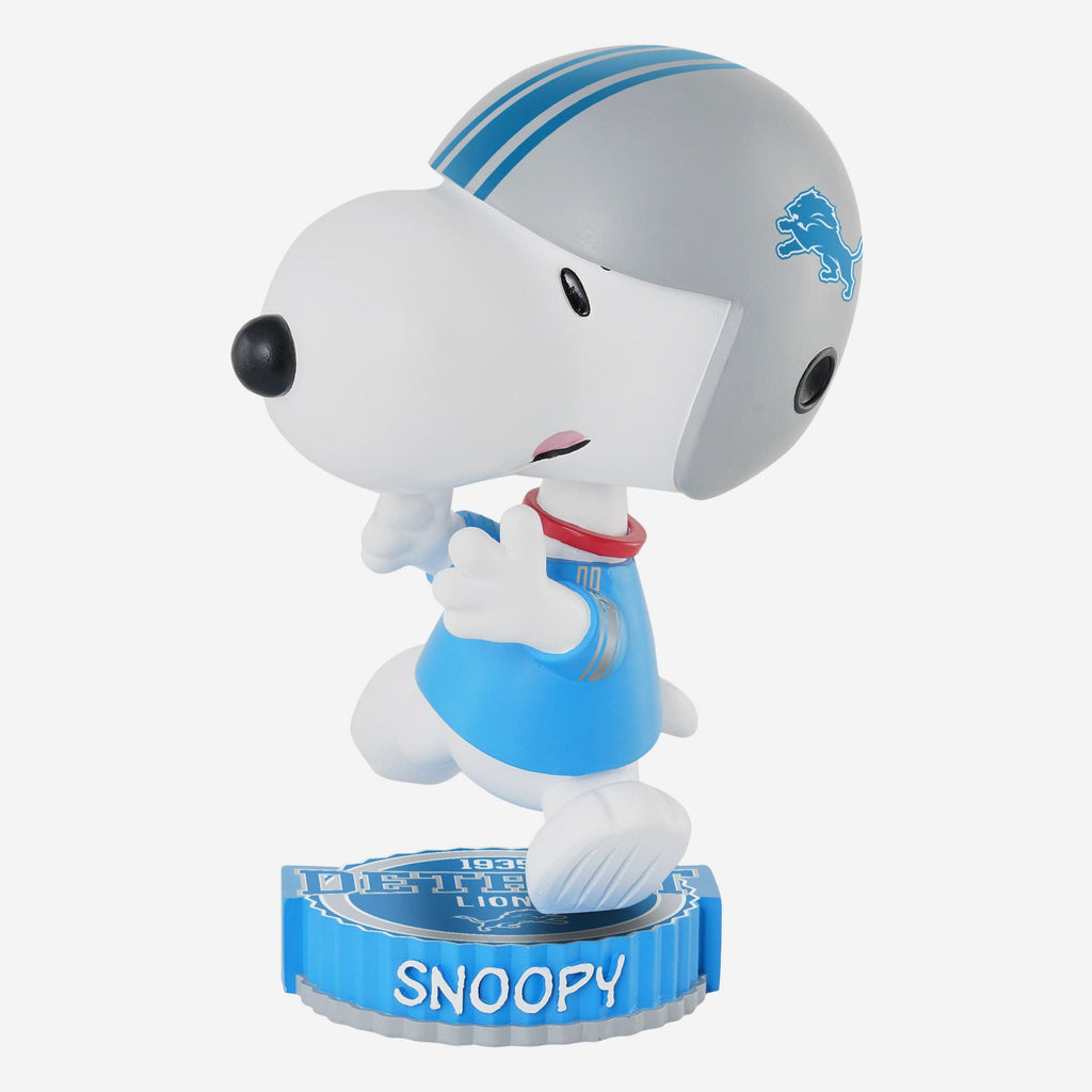 Detroit Lions Snoopy Peanuts Bighead Bobblehead FOCO - FOCO.com