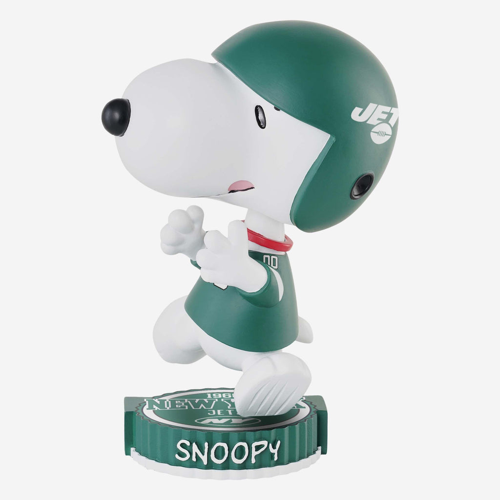 New York Jets Snoopy Peanuts Bighead Bobblehead FOCO - FOCO.com