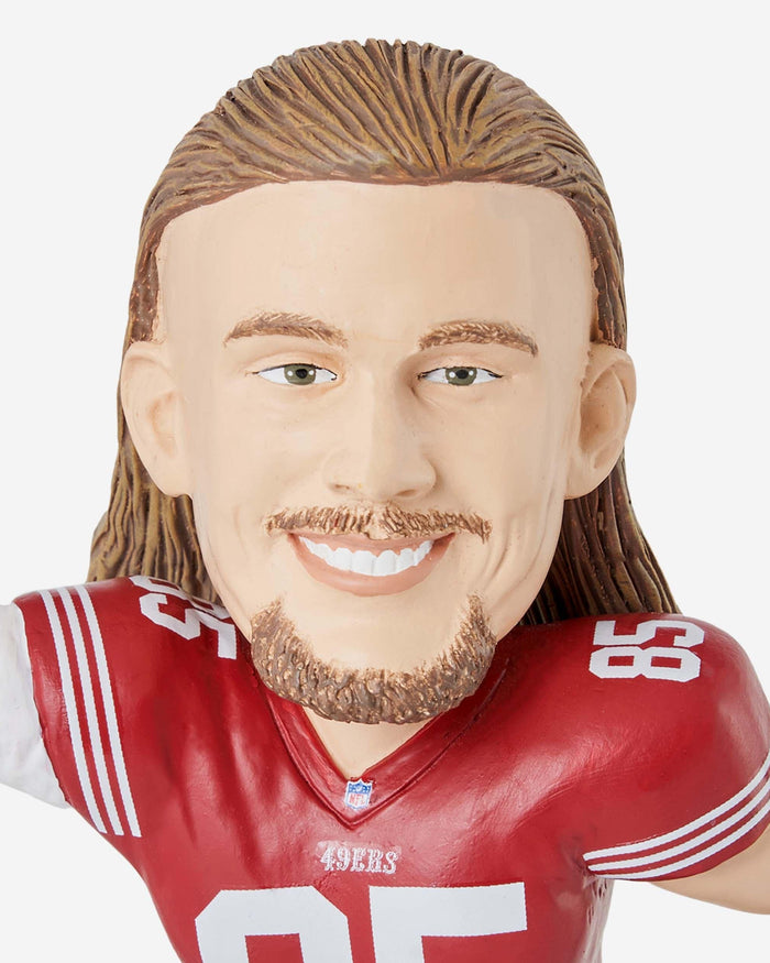 George Kittle San Francisco 49ers Franchise Fastest To 400 Receptions Bobblehead FOCO - FOCO.com