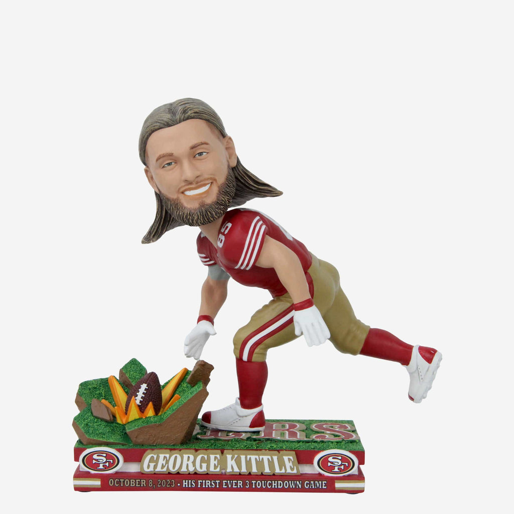 George Kittle San Francisco 49ers Gamebreaker Bobblehead FOCO - FOCO.com