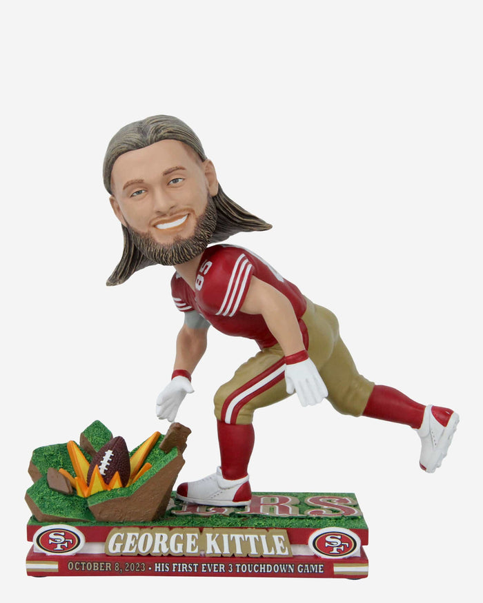 George Kittle San Francisco 49ers Gamebreaker Bobblehead FOCO - FOCO.com