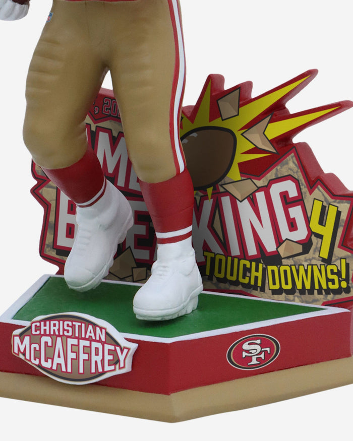 Christian McCaffrey San Francisco 49ers Gamebreaker Bobblehead FOCO - FOCO.com