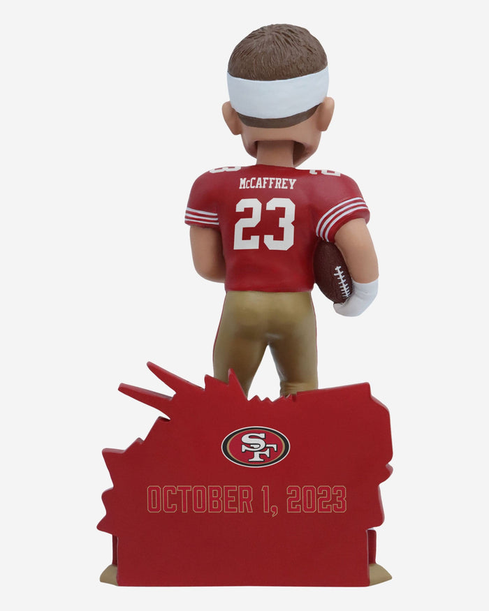 Christian McCaffrey San Francisco 49ers Gamebreaker Bobblehead FOCO - FOCO.com
