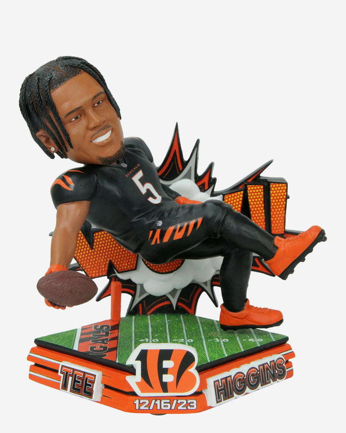 Tee Higgins Cincinnati Bengals Touchdown Gamebreaker Bobblehead FOCO - FOCO.com