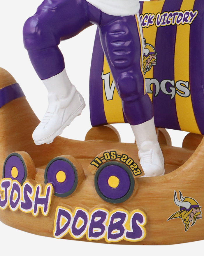 Joshua Dobbs Minnesota Vikings Gamebreaker Bobblehead FOCO - FOCO.com