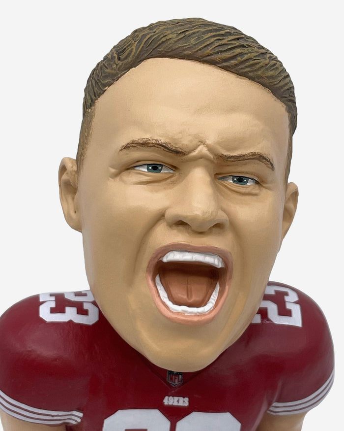 Christian McCaffrey San Francisco 49ers Playoff Game Winning Touchdown Bobblehead FOCO - FOCO.com