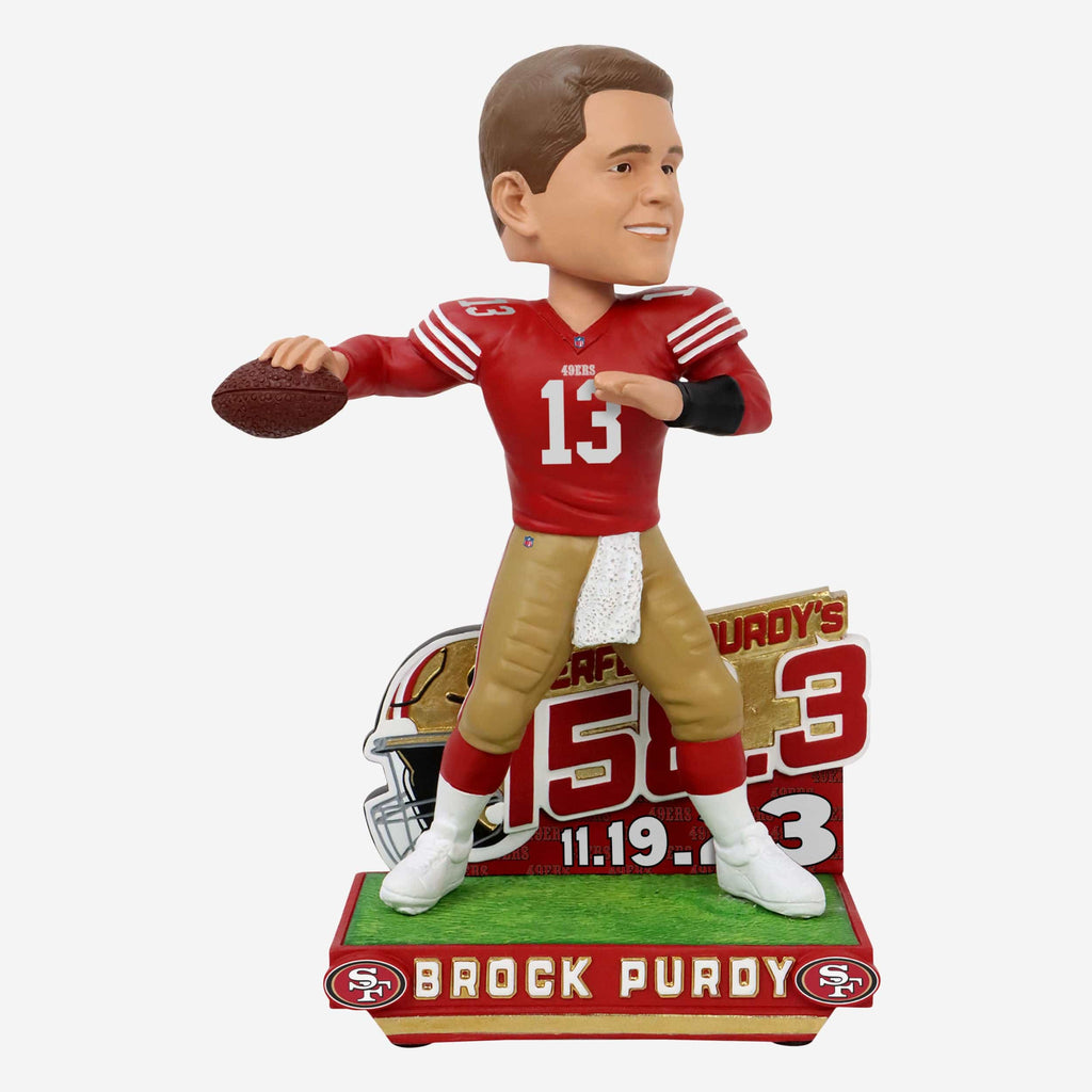 Brock Purdy San Francisco 49ers Perfect Day Bobblehead FOCO - FOCO.com