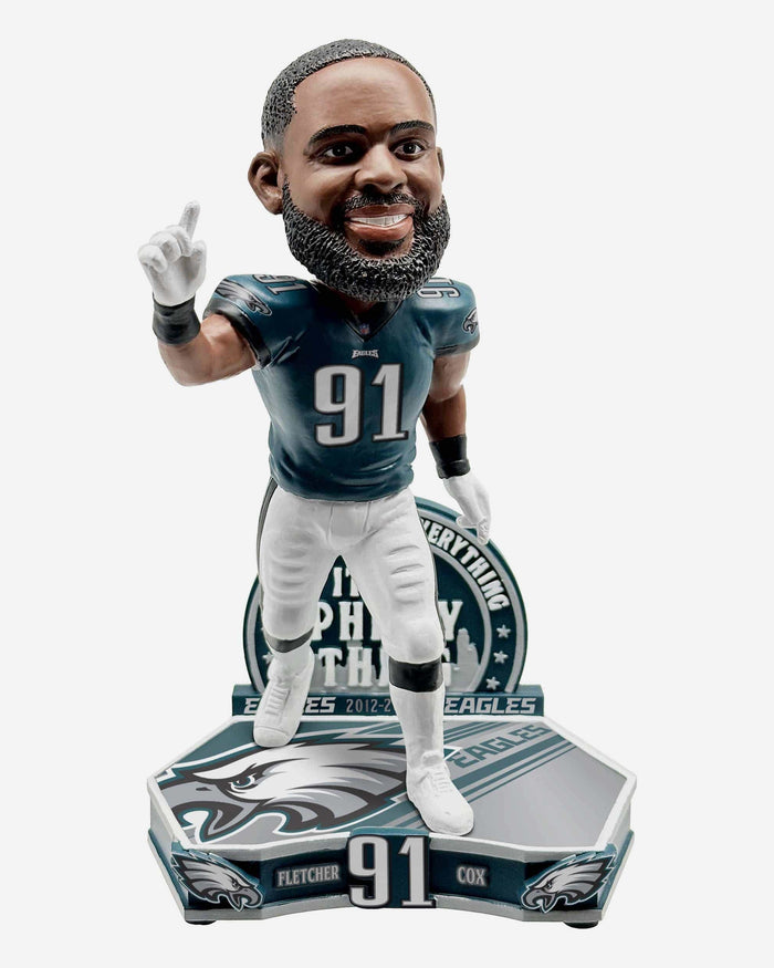 Fletcher Cox Philadelphia Eagles Retirement Bobblehead FOCO - FOCO.com