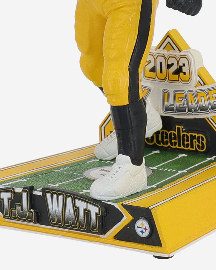 TJ Watt Pittsburgh Steelers 2023 Sack Leader Bobblehead FOCO - FOCO.com