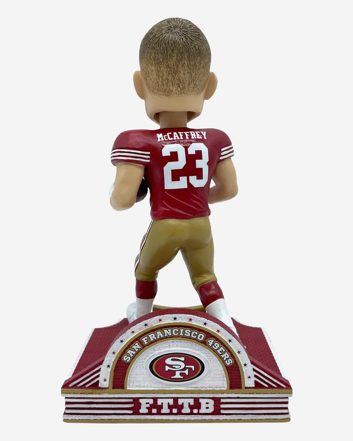 Christian McCaffrey San Francisco 49ers 2023 Rushing Yards Leader Bobblehead FOCO - FOCO.com