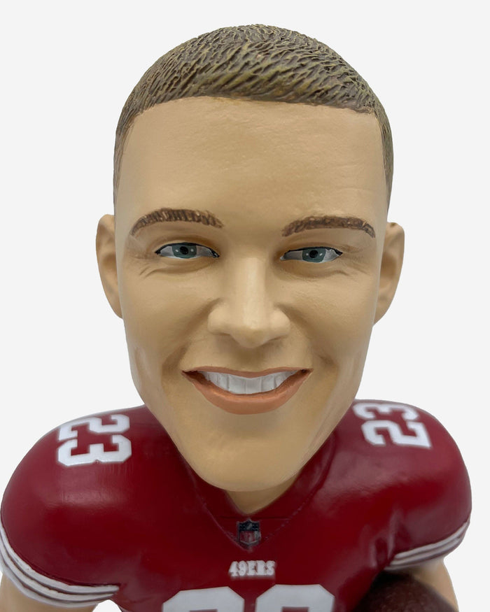 Christian McCaffrey San Francisco 49ers 2023 Rushing Yards Leader Bobblehead FOCO - FOCO.com