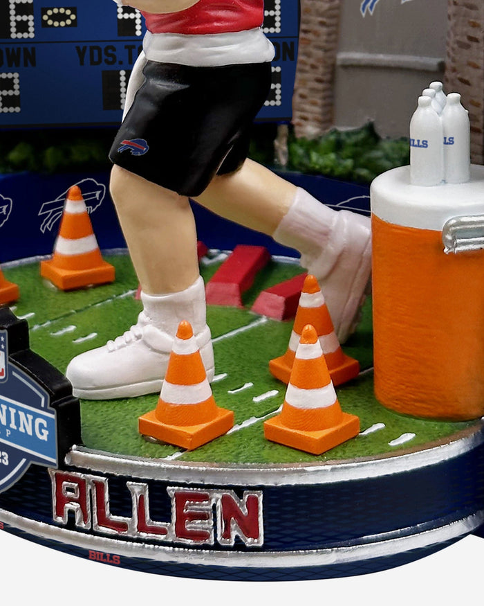 Josh Allen Buffalo Bills 2023 Training Camp Mini Bobblehead Scene FOCO - FOCO.com