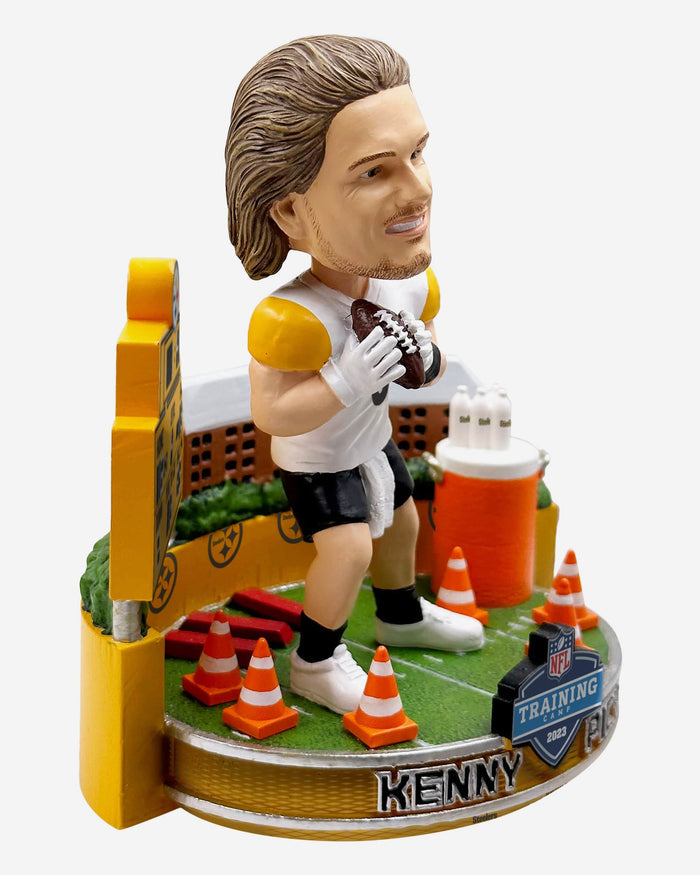 Kenny Pickett Pittsburgh Steelers 2023 Training Camp Mini Bobblehead Scene FOCO - FOCO.com