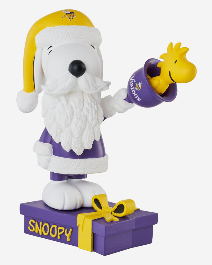 Minnesota Vikings Snoopy & Woodstock Peanuts Christmas Special Bobblehead FOCO - FOCO.com
