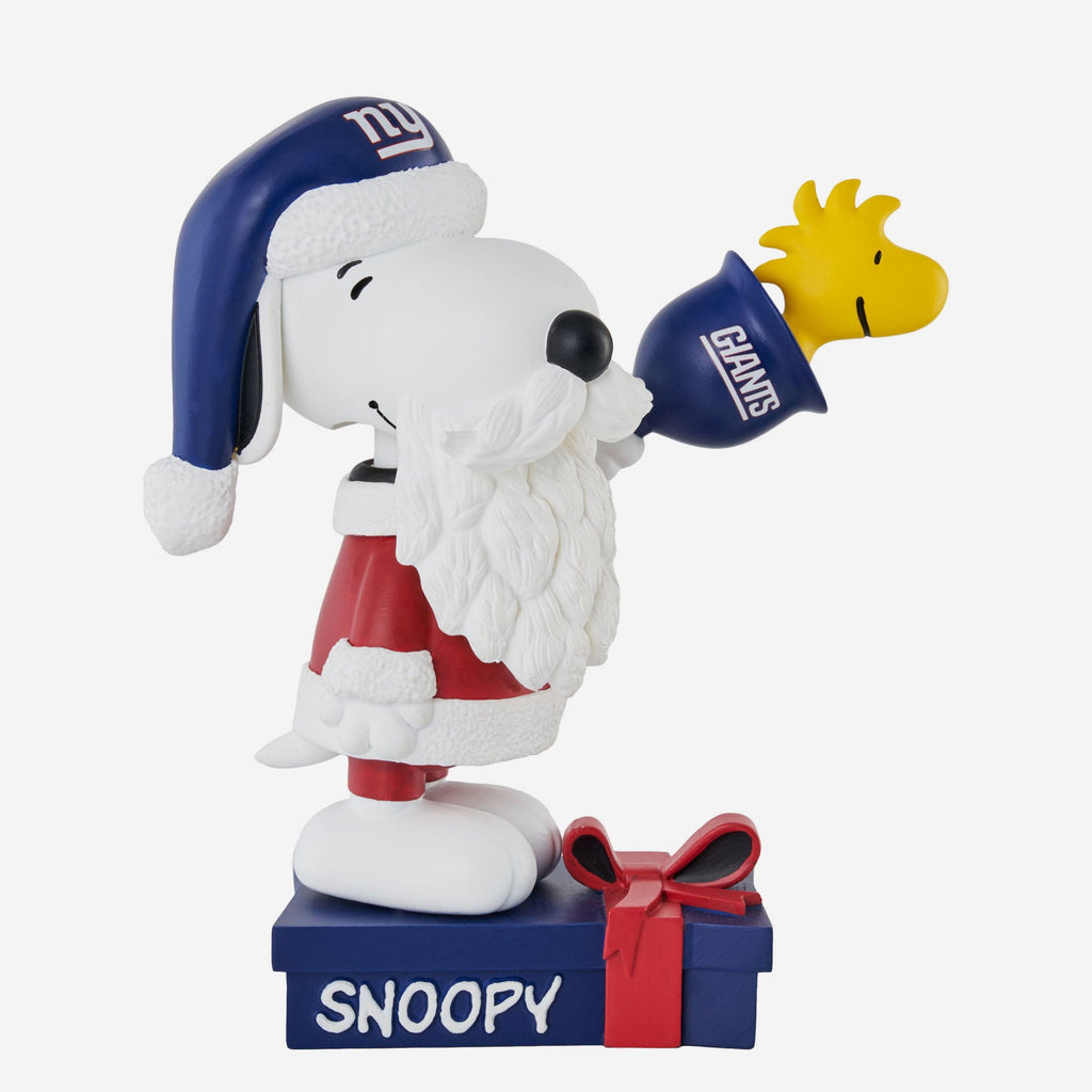 New York Giants Snoopy & Woodstock Peanuts Christmas Special Bobblehead FOCO - FOCO.com