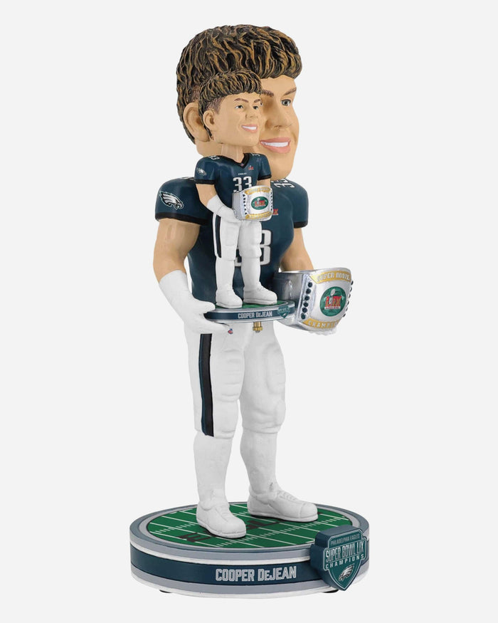 Cooper DeJean Philadelphia Eagles Super Bowl LIX Champions Bobble Dubblz Bobblehead FOCO - FOCO.com
